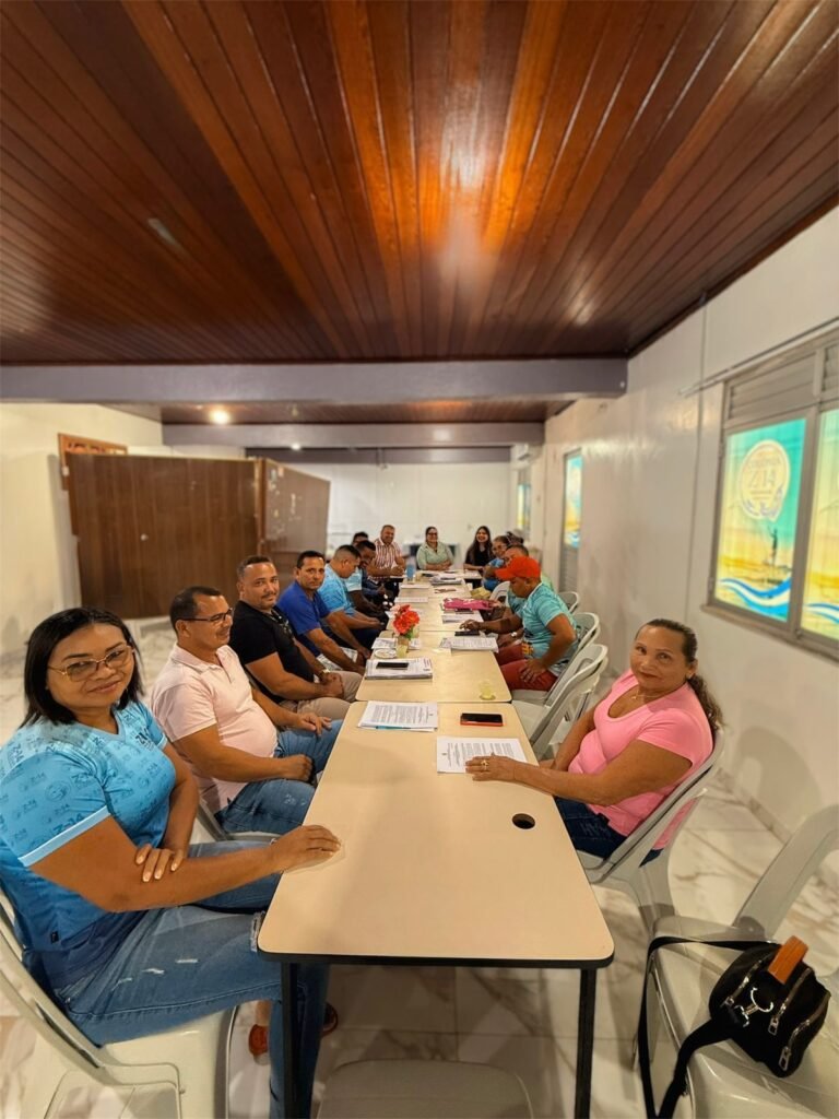 Reunião com os secretários pra o acordo de pesca