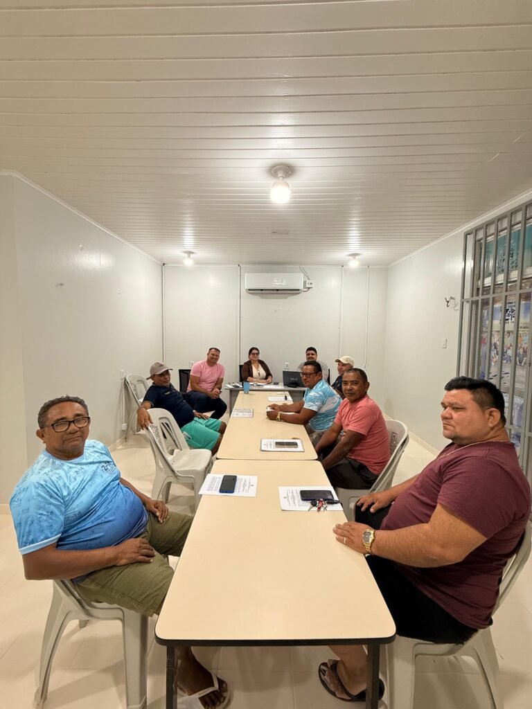 Reunião com os secretários pra o acordo de pesca