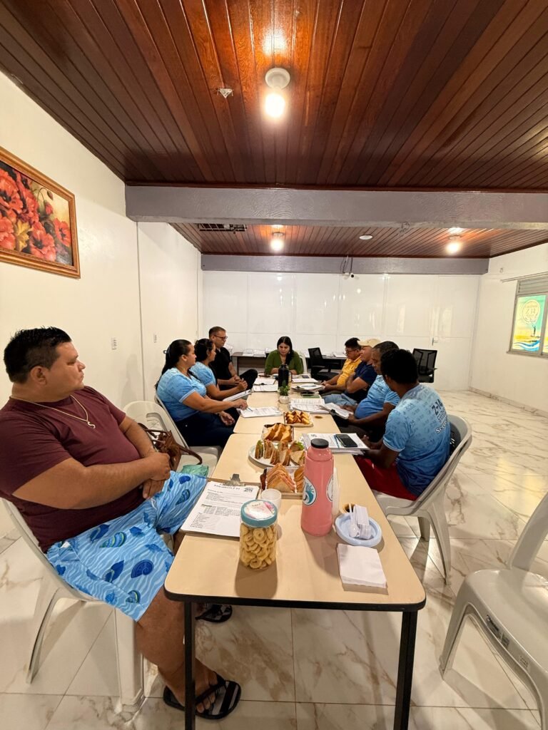Reunião com os secretários pra o acordo de pesca